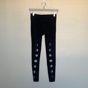 Teeki Moon Phase graphic leggings size small